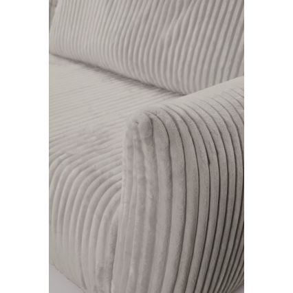 Universelles L-Ecksofa mit Schlaffunktion und Stauraum FRIDA, grau