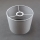 Universeller Ersatz-Lampenschirm ROLS E27 17x20 cm grau