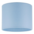 Universeller Ersatz-Lampenschirm Zylinder für E27, Ø 20 cm, blau