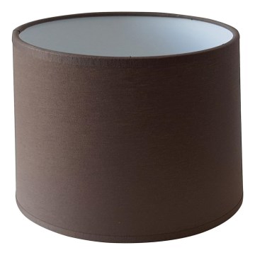 Universeller Ersatz-Lampenschirm, zylindrisch, E27, Ø 20 cm, braun
