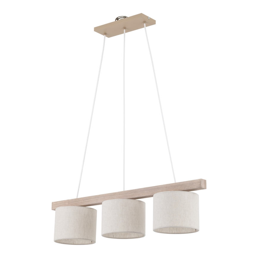 Universeller Ersatzlampenschirm WALEC für E27, Ø 20 cm, braun