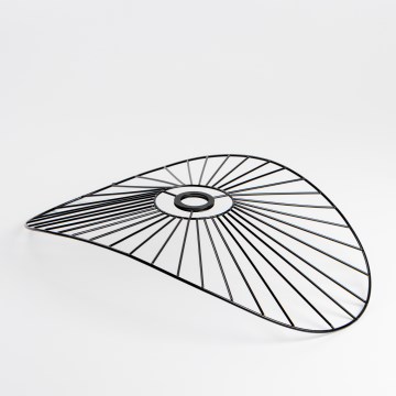 Universeller Lampenschirm CURITIBA 40x56 cm, schwarz