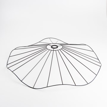 Universeller Lampenschirm CURITIBA Ø 80 cm schwarz