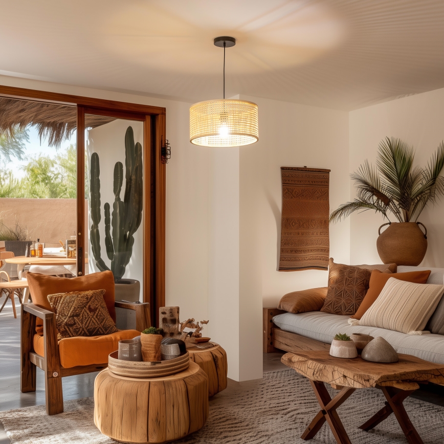 Universeller Lampenschirm KERIA, Ø 40 cm, beige