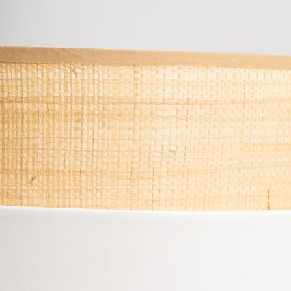 Universeller Lampenschirm KERIA Ø 40 cm beige/weiß