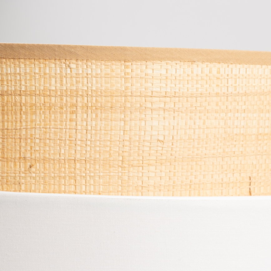 Universeller Lampenschirm KERIA Ø 40 cm beige/weiß