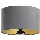 Universeller Lampenschirm STANDARD E27 Ø 45 cm Grau/Gold