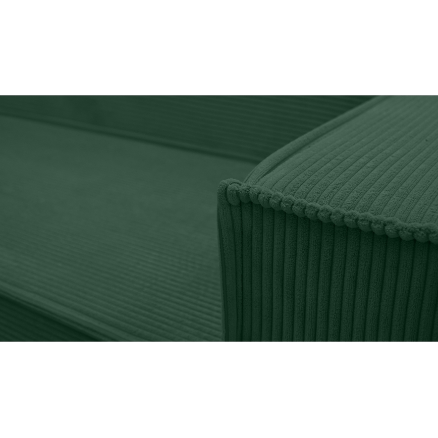 Universelles, ausziehbares U-Ecksofa LONDON, grün