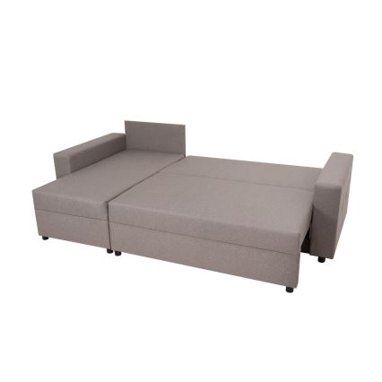 Universelles Ecksofa mit Schlaffunktion und Stauraum SEVILLA in Grau