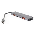 USB-C-Hub 5-in-1 mit Power Delivery 100 W