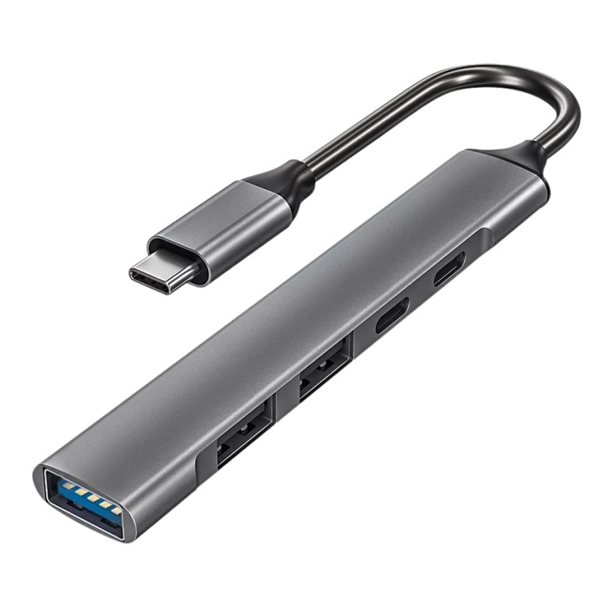 USB-C-Hub 5in1 Stromversorgungssystem 100W