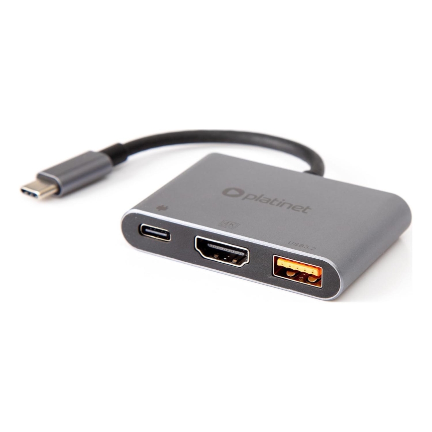 USB-Hub 3in1 100W HDMI 4K