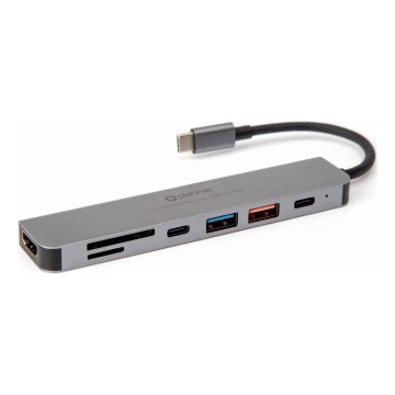 USB-Hub 7in1 Power Delivery 100W HDMI 4K