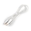 USB-Kabel USB-C / Lightning Verbinder mit LED-Hintergrundbeleuchtung 27W 1m weiß