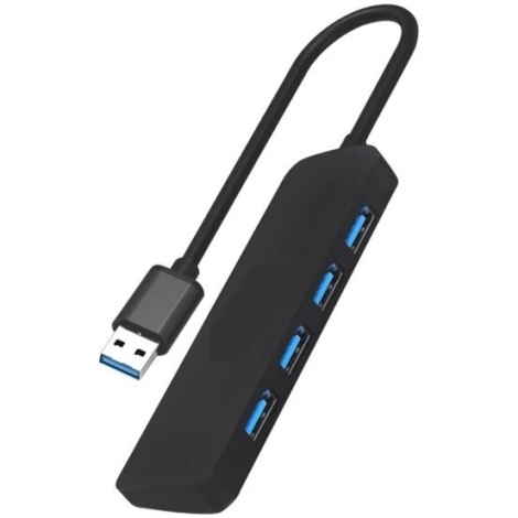 USB-Splitter 4xUSB-A 3.0 schwarz