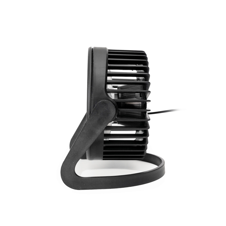 USB Tischventilator Ø 15 cm schwarz