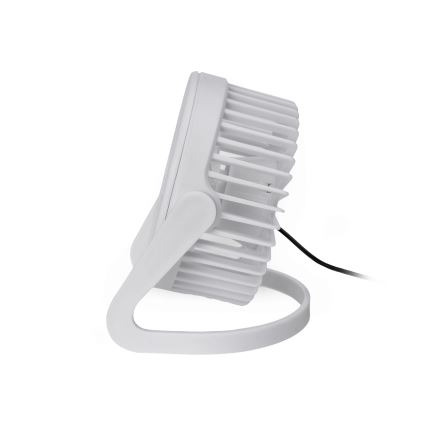 Tischventilator USB Ø 15 cm weiß