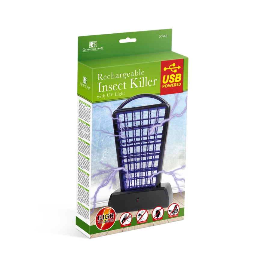 UV-Insektenfalle 1000 mAh/5V, schwarz
