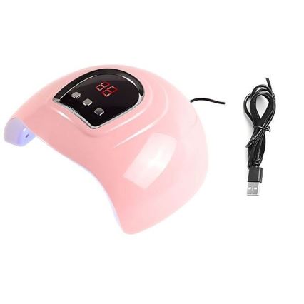 UV-Lampe für Nägel 54W/5V rosa