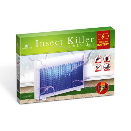UV-wiederaufladbarer Insektenfänger 1200 mAh/5 V, weiß