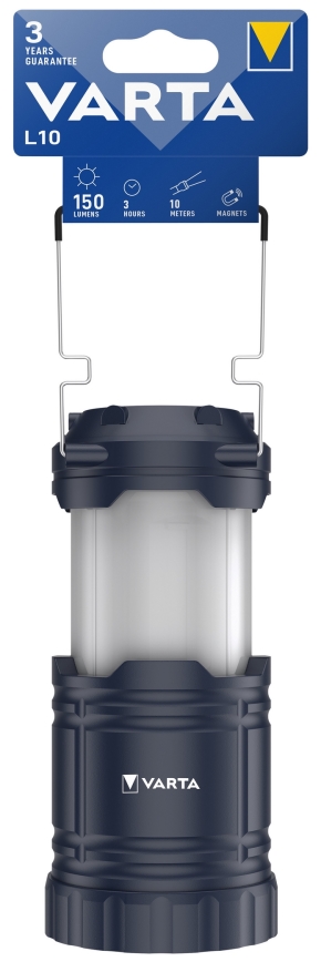 Varta 15673101111 - LED-Camping-Taschenlampe L10 LED/3xAAA