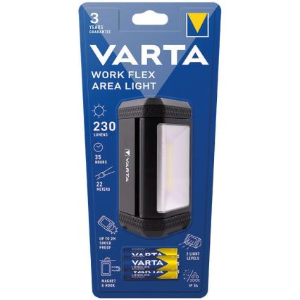 Varta 17648101421 - LED Tragbare Taschenlampe WORK FLEX AREA LIGHT LED/3xAA IP54