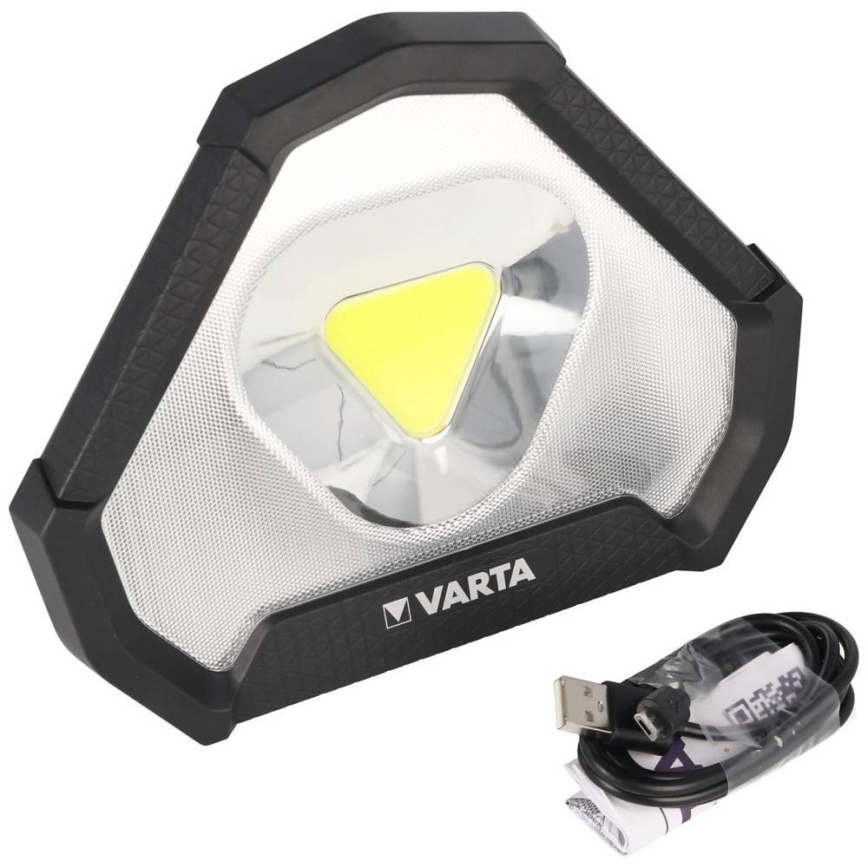 Varta 18647101401 - Tragbare LED-Arbeitsleuchte WORK FLEX LED/12W/5V 5200 mAh IP54