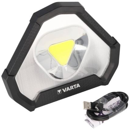 Varta 18647101401 - LED Tragbare Taschenlampe WORK FLEX LED/12W/5V 5200mAh IP54