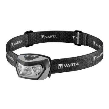 Varta 18650101401 - Dimmbare, aufladbare LED-Stirnlampe mit kabelloser Aufladung OUTDOOR SPORTS LED/5V 1800 mAh IPX7