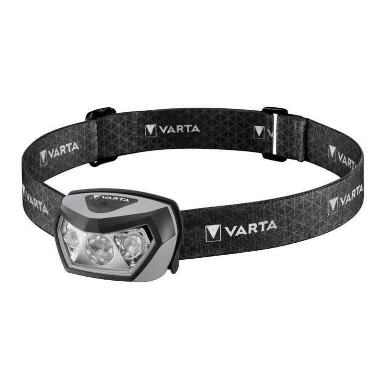 Varta 18650101401 - Dimmbare, aufladbare LED-Stirnlampe mit kabelloser Aufladung OUTDOOR SPORTS LED/5V 1800 mAh IPX7
