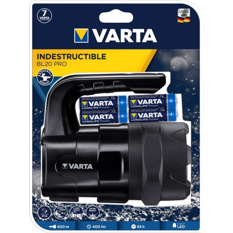 Varta 18751 - LED Taschenlampe LED/6W/6xAA IP54