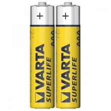 Varta 2003 - 2 St Zink-Kohle-Batterie SUPERLIFE AAA 1,5V