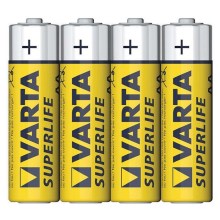 Varta 2006 - 4 St Zink-Kohle-Batterie SUPERLIFE AA 1,5V