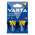 Varta 4914121422 - 2 Stück Alkaline-Batterien LONGLIFE POWER LR14/C 1,5V