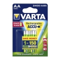 Varta 56706 - 2 Stück wiederaufladbare Akkus ACCU AA NiMH/2100mAh/1,2V