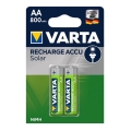 Varta 56736 - 2 Stück Wiederaufladbare Batterien SOLAR ACCU AA NiMH/800mAh/1,2V