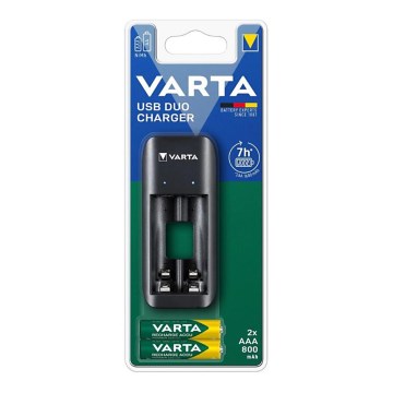 Varta 57651201421 - Ladegerät für 2x AA/AAA Batterien 800mAh 5V