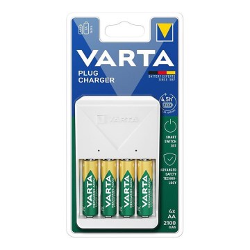 Varta 57657101451 - Ladegerät für Batterien 4xAA/AAA 2100mAh 230V