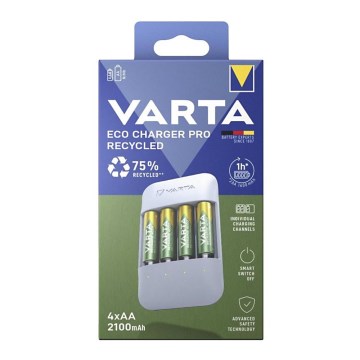 Varta 57683101121 - Ladegerät für 4x AA/AAA Batterien 2100mAh 5V