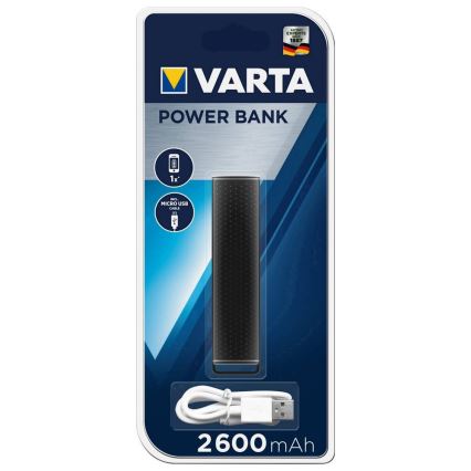 Varta 57959 - Powerbank 2600mAh/3,7V schwarz