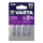 Varta 6103301404 - 4 Stk Lithium-Akkumulator ULTRA AAA 1,5V