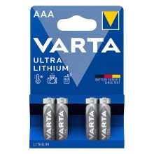 Varta 6106301404 - 4 Stk Lithium-Akkumulator ULTRA AA 1,5V