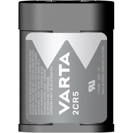 Varta 6203301401 - 1 Stück Lithium-Batterie 2CR5 6V 1400 mAh