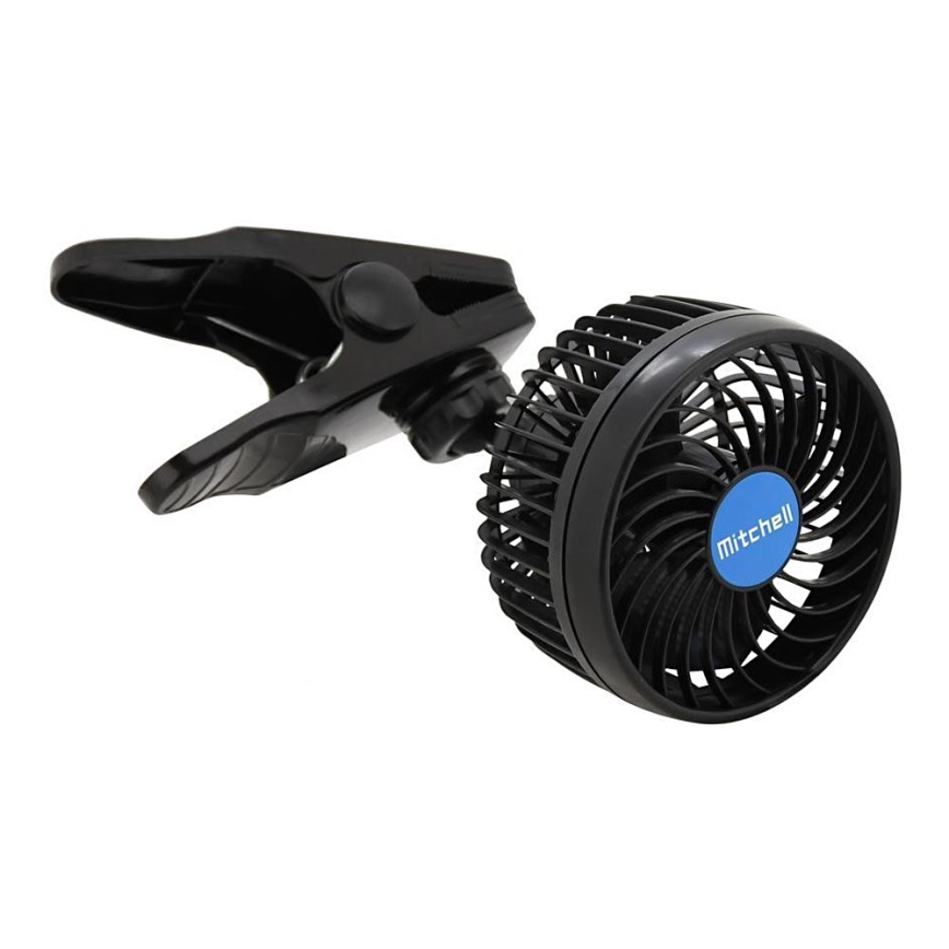 Ventilator mit Klemme USB 4W/5V schwarz