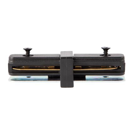 Verbinder für Leuchten im Schienensystem einphasig gerade schwarz