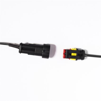 Verlängerung LED-Outdoor Weihnachtslichterkette FELICIA FILAMENT 20xE10 14m klar/warmweiβ IP44, Made in the EU