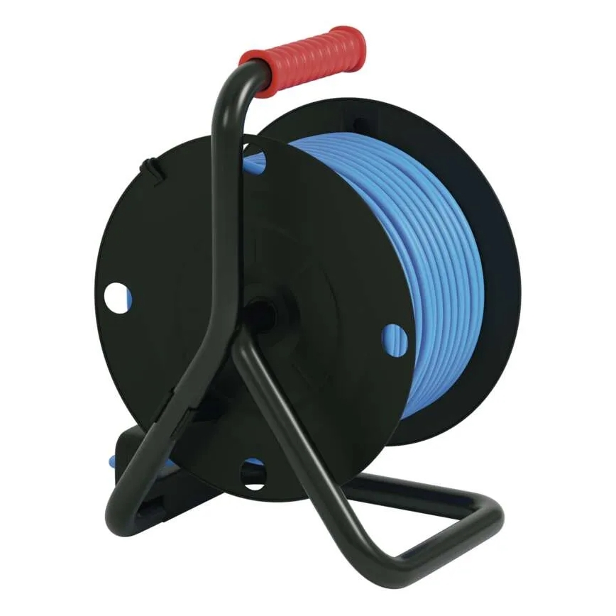 Verlängerungskabel auf Trommel mit 4 Steckdosen 25m Silikon IP44