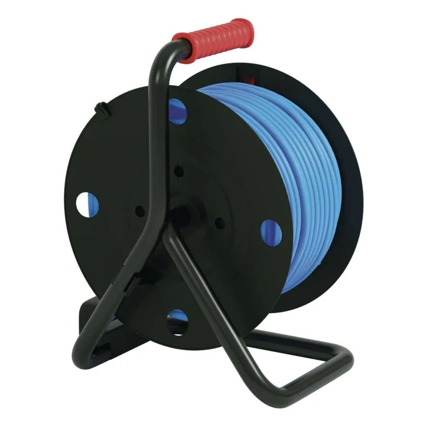 Verlängerungskabel auf Trommel mit 4 Steckdosen 50m Silikon IP44