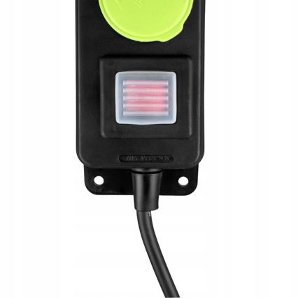 Verlängerungskabel mit Schalter, 3 Steckdosen, 20 m, IP44