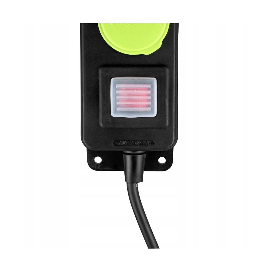 Verlängerungskabel mit Schalter, 3 Steckdosen, 20 m, IP44